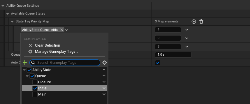 Ability State Gameplay Tag View
