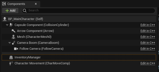 Inventory Manager Component