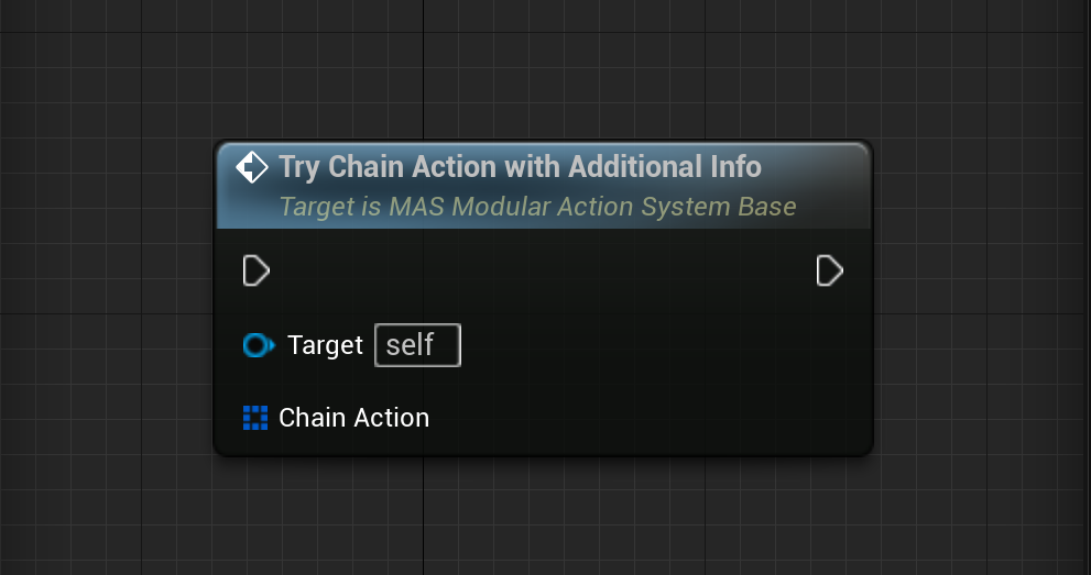 Try Chain Action With Additional Info